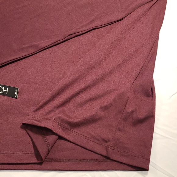 Alfani stretch long-sleeve V-neck deep red - Picture 11 of 16